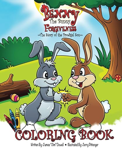 Benny The Bunny, coloring book series