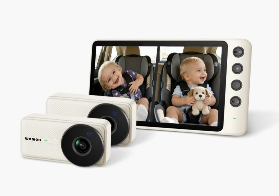 WEMOH C1 Dual-Camera Baby Car Monitor