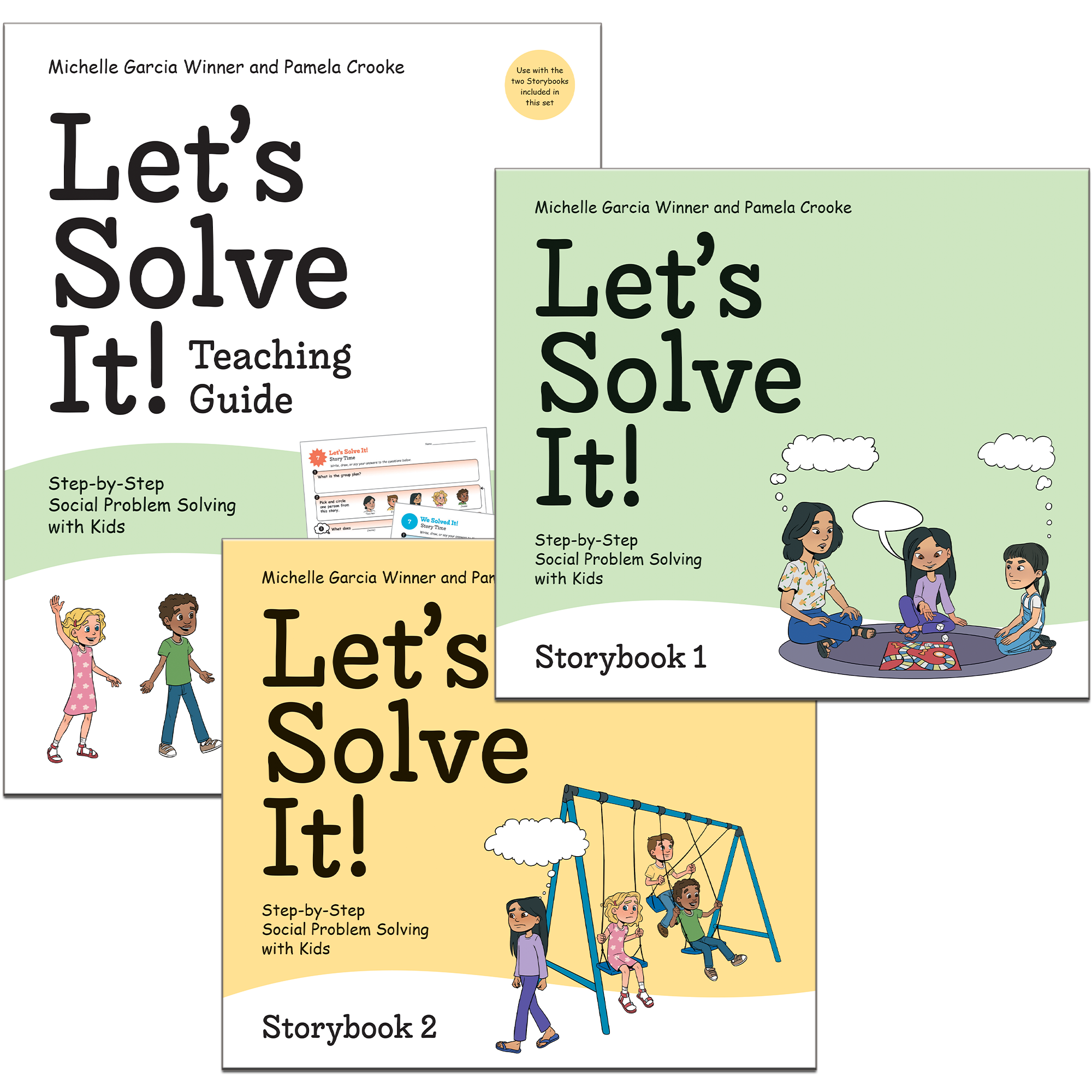 Let’s Solve It! Step-by-Step Social Problem Solving with Kids (3-book Teaching Set)