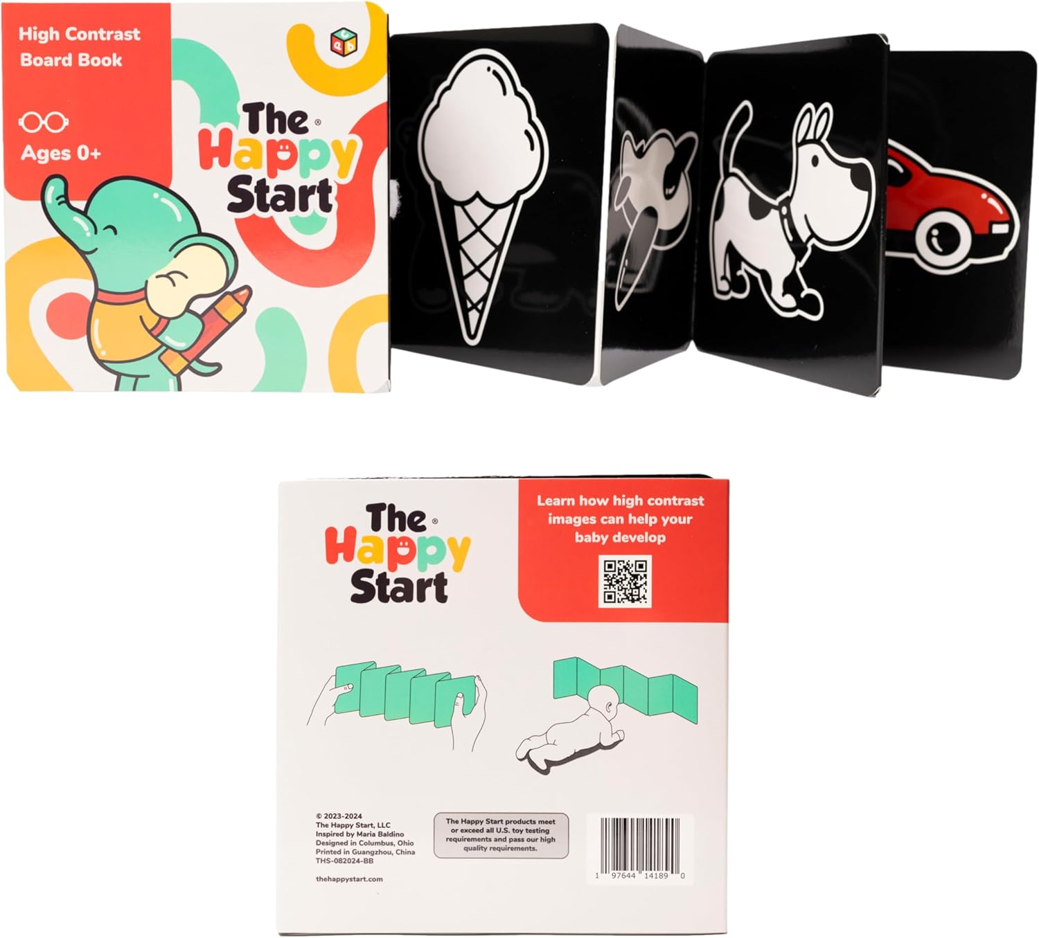 The Happy Start High Contrast Board Book